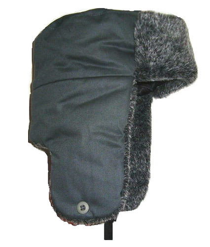 Mens warm faux fur cossack - fur, hat