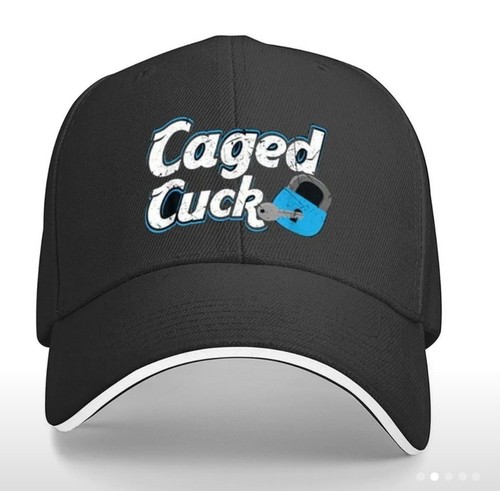 Mens caged cuckold baseball - cuckold,