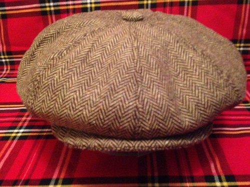 Brown herringbone gents - ,