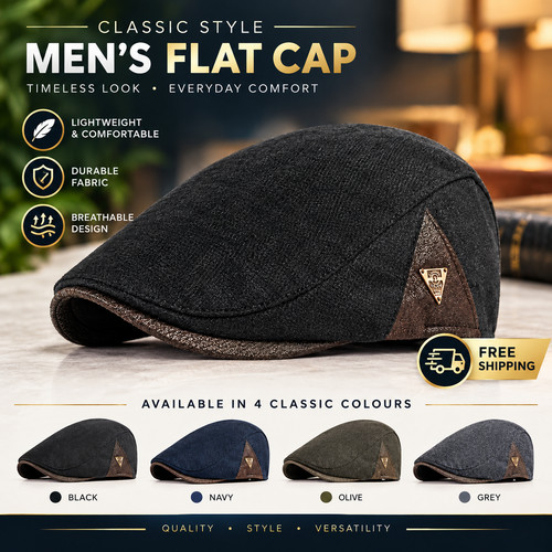 Men women winter newsboy cap - men,
